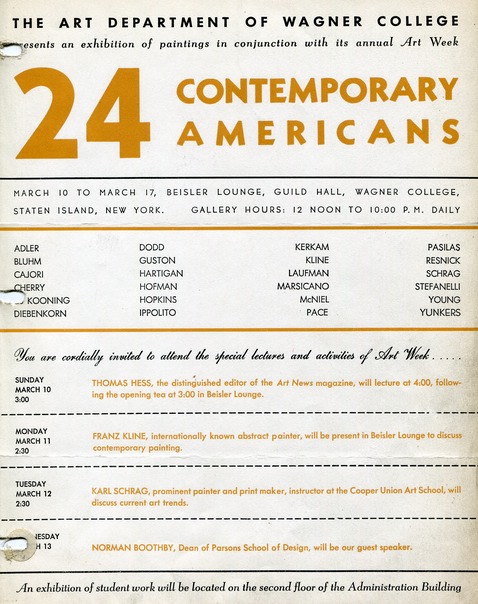 1957 24 contemporary artists