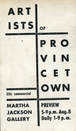 1958 Artists of Provincetown
