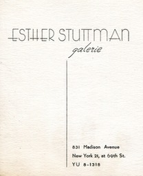 1958 Esther Stuttman galerie