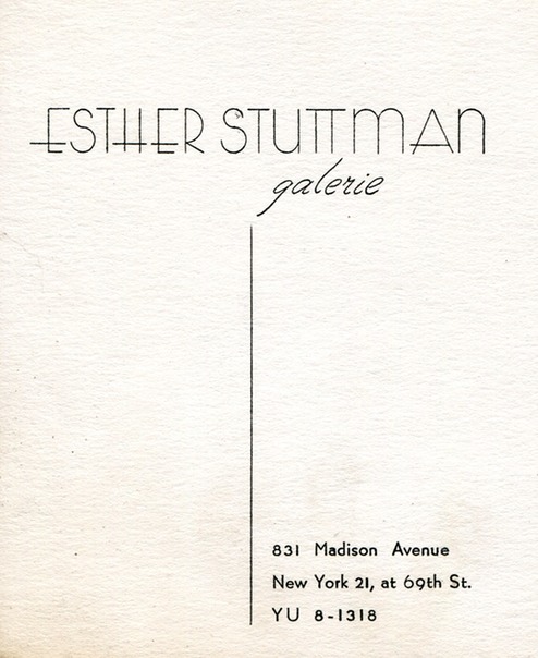 1958 Esther Stuttman galerie