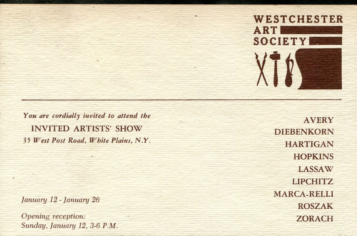 1964 Westchester Art Society