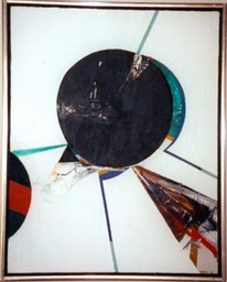 1968 Untitled (Sun Black) oc 21x17 Priv Coll