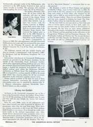 1971 Greenwich social Review