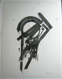 1988 Untitled ink on paper 28x21 Priv Coll