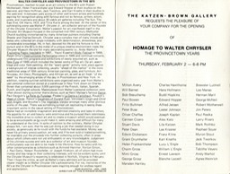 1989 Homage to Walter Chrystler