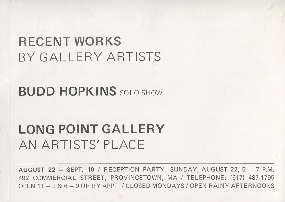 Long Point BH solo show date unknown