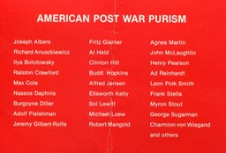 marilyn pearl american post war purism